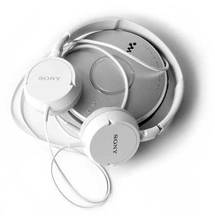Photo - one of my endless collection of headphones!