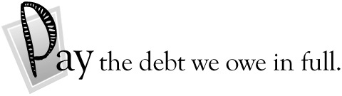 Pay the debt in full.