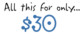 All this for just $30!