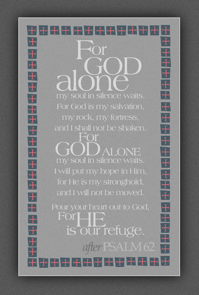 For God alone