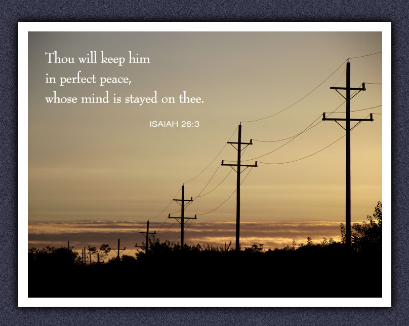 (Photo; a  peaceful sunset on a quiet road) 